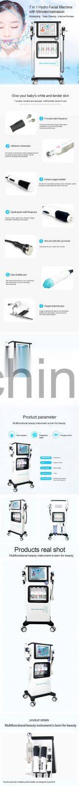 2021 popular free customized logo 10 in 1 hydra multifunction facial skin care hydra beauty machine