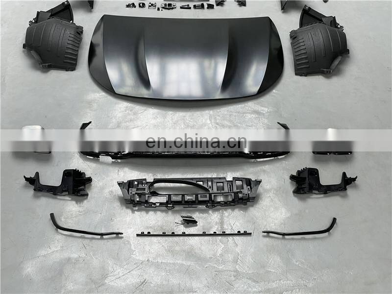 Runde New Arrival For 2021 Mercedes-Benz E-Class W213 Upgrade E63S Wide Body Kit Front Bumper Rear Bumper Hood Fender