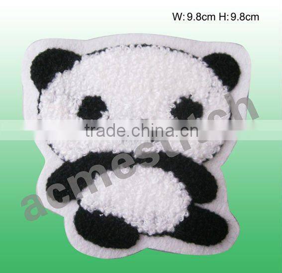 Embroidery on patch/Towel patch /panda /badge