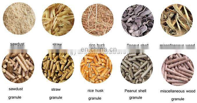 Complete Rice husk sawdust straw fuel wood pellets making machine line