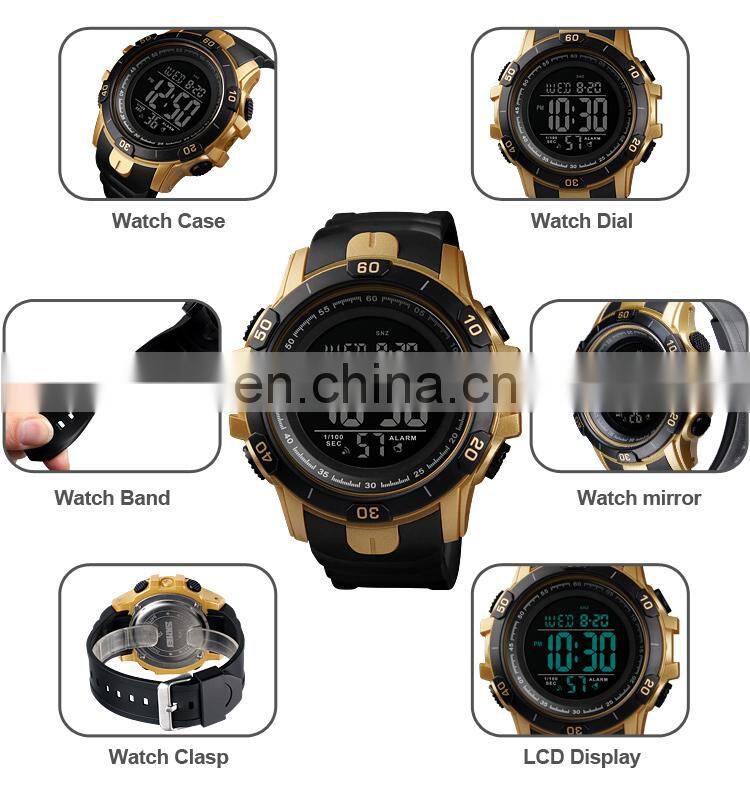 Skmei 1475 Fashion Military Sport Watch Men Wristwatch Waterproof Alarm Chronograph Digital Movement