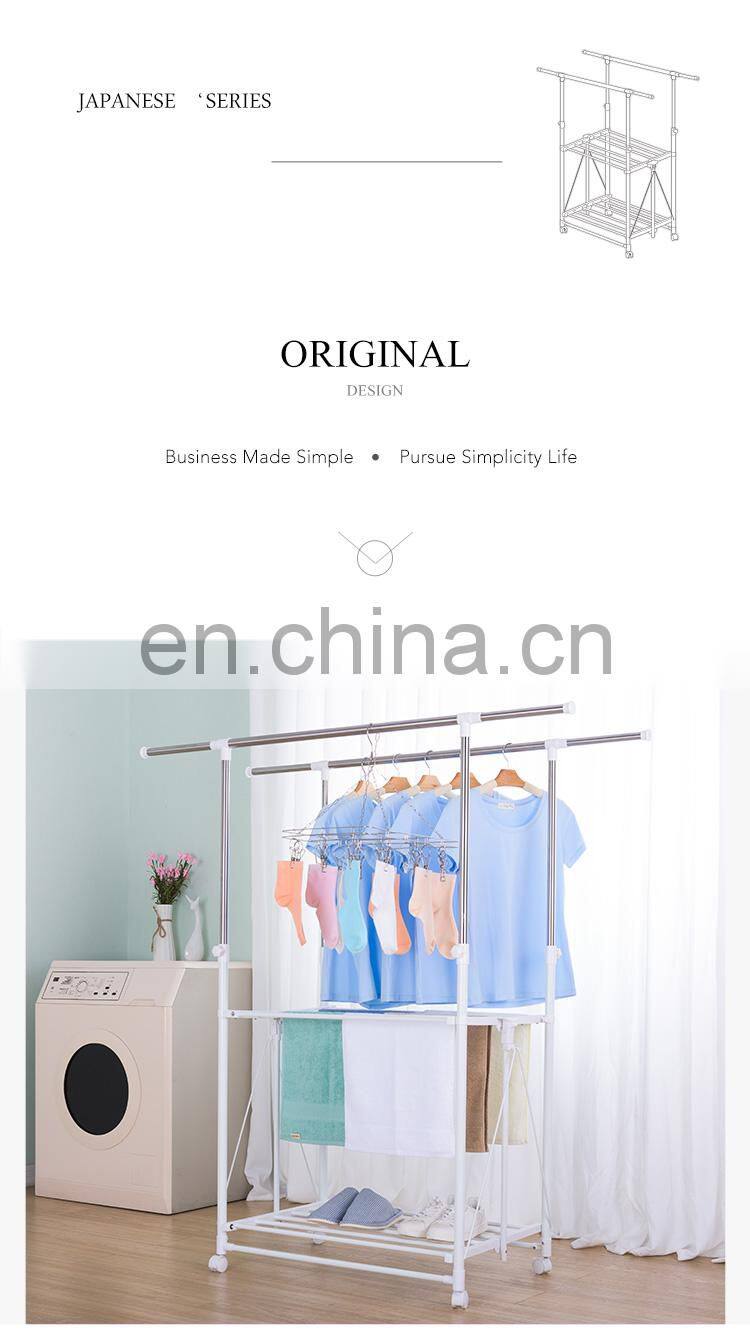 2 tier and 4 foot coat rack cabinet