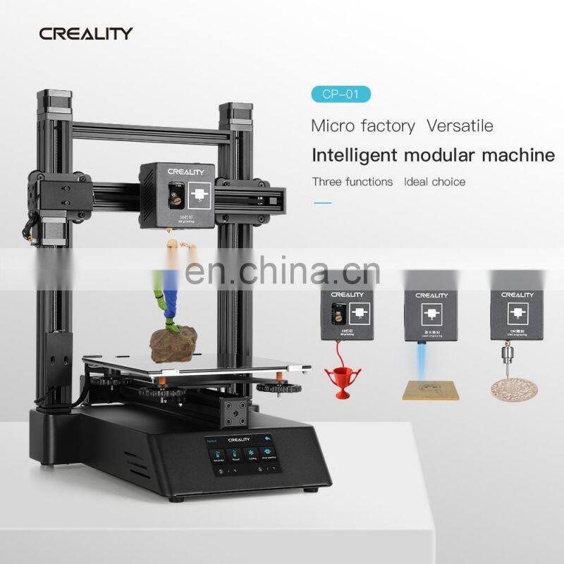 FAST Shipping Creality Newest Affordable CP-01 Three-in-one Modular 3D Printer+CNC Engraving Machine+Laser Engraving Machine