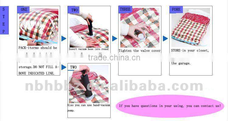 PA+PE Durable Huge Volume Storage Vacuum Bags For Bedding