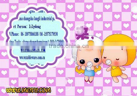 bamboo chopstick cover with half paper