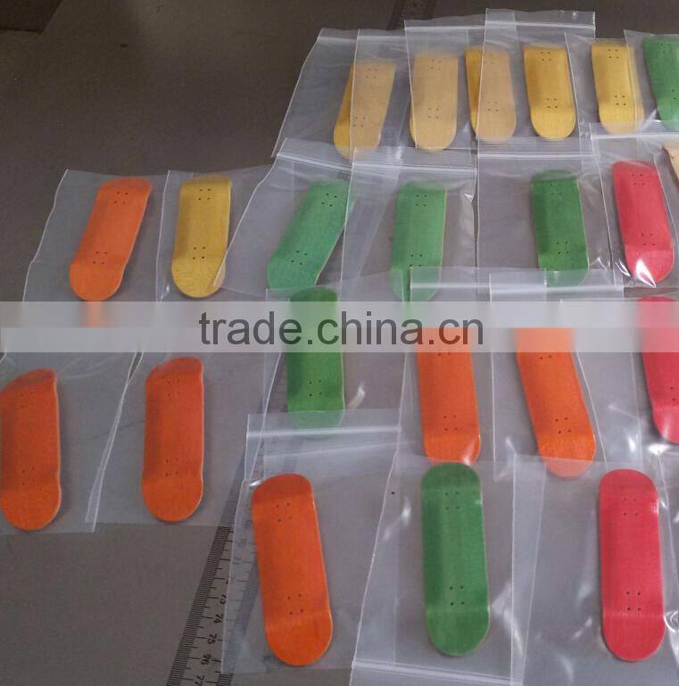 Wholesale 9colors Canadian maple wood deck100x30/100*32mm wooden fingerboard deck custom skateboard deck blank skateboard decks