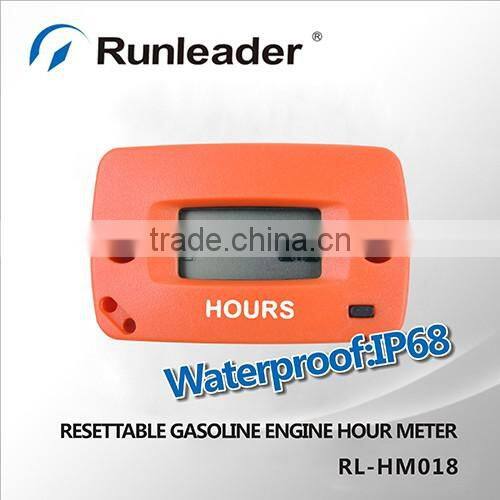 100% Waterproof Digital Hour Meter Used For Motorcycle,Motocross,ATV,Dirt Bike,Snowmobile,Generator,Marine,Ski