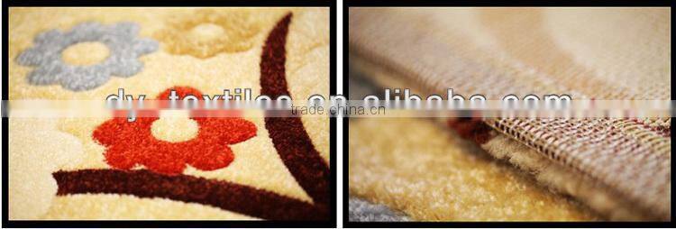 Pretty garden flower printing oem hangzhou high quality polyester carpet