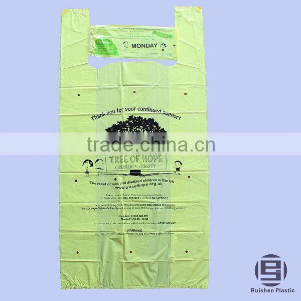 PDSA Biodegradable PE Printed Plastic Charity Bag For Collection