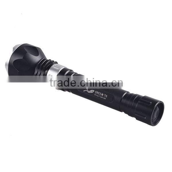 High Power XML T6 Rechargeable Battery Flashlight Diving