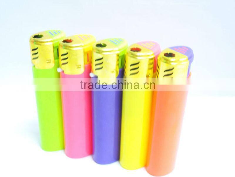 china wholesale round design electronic windproof gas refillable lighter