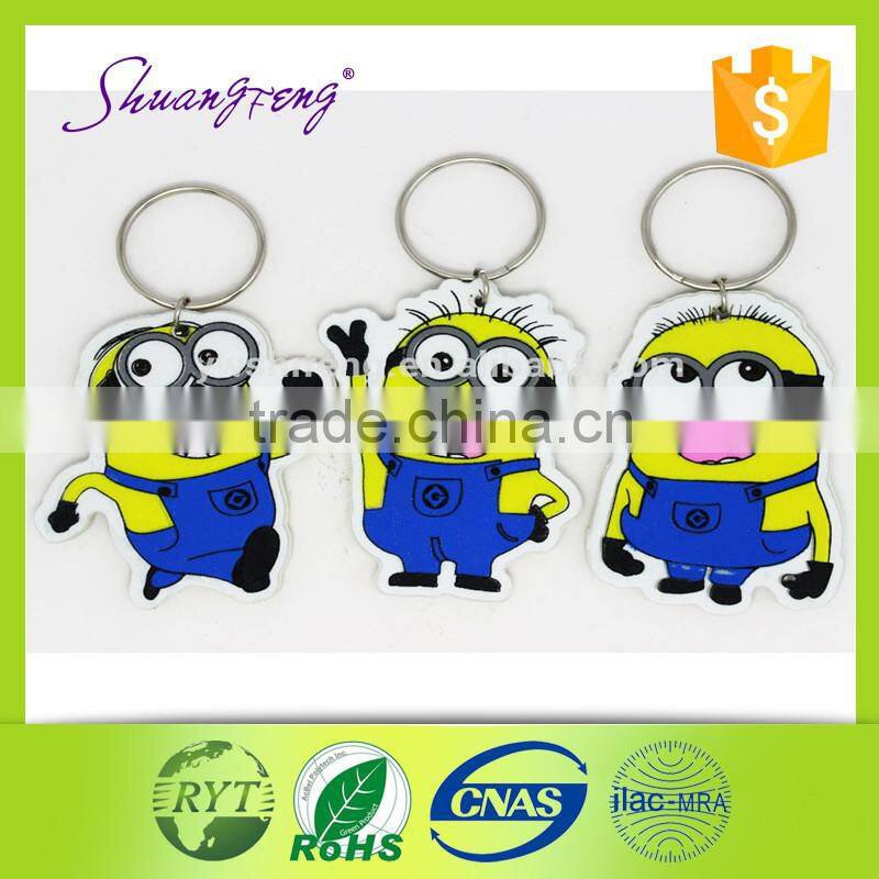 Most popular PVC keychain custom logo wholesale keychain