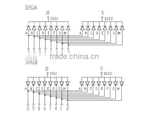 NEWSHINE 1 2 Inch 7 Segment LED Display 4 Digit with Red Blue Green White