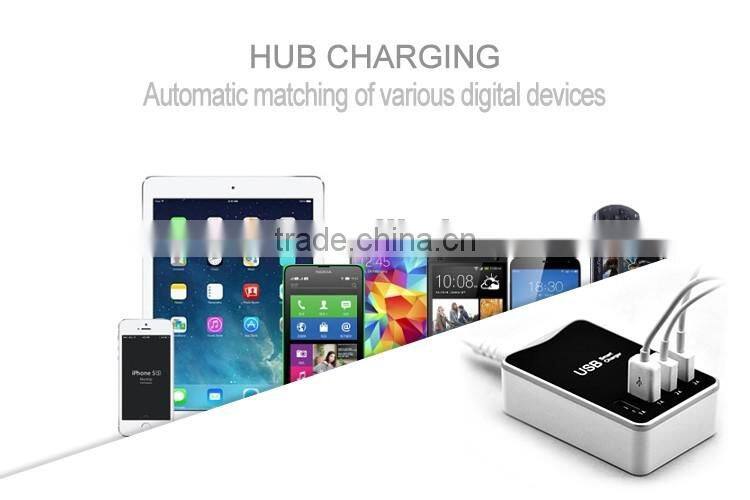Hub charger 6A output with 4 USB charger Smart IC Technology