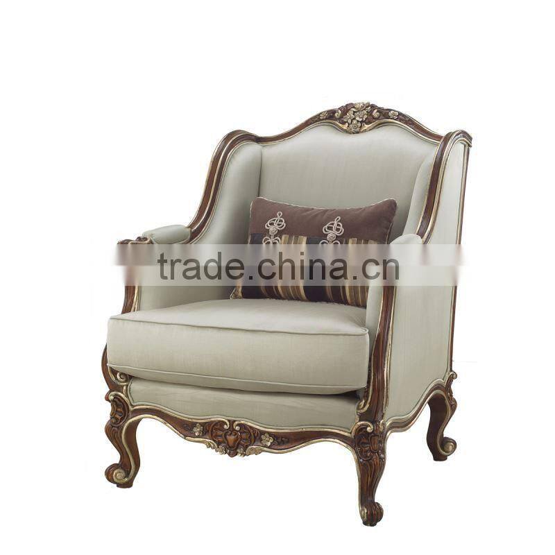 2015 New Design Luxury Antique Amercian Style Furniture Living Room Solid Wood Hand Carved Sofa Design Furniture Sets