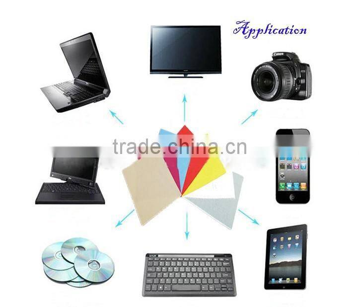 Camera cleaning cloth optical lens custom wipe cloth microfiber cloth in bulk