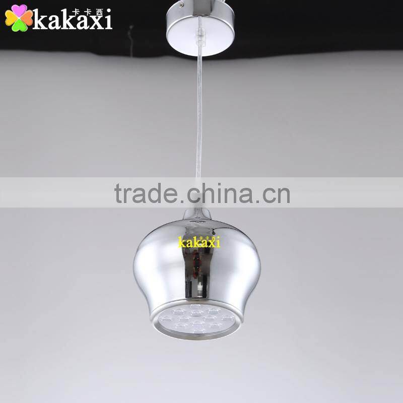 Creative LED Droplight 18W Plating Silver Color Lantern Chandelier Dining Room LED Pendant Lights