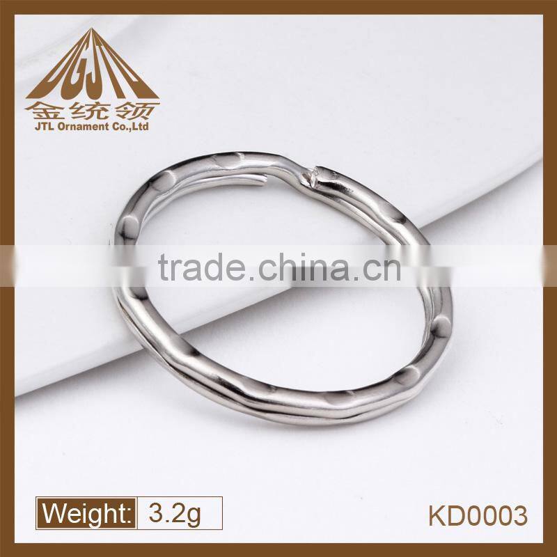 Fashion high quality rippled keyrings bulk sale