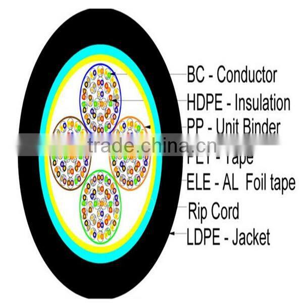 copper twisted communication cable teltphone wire good price China