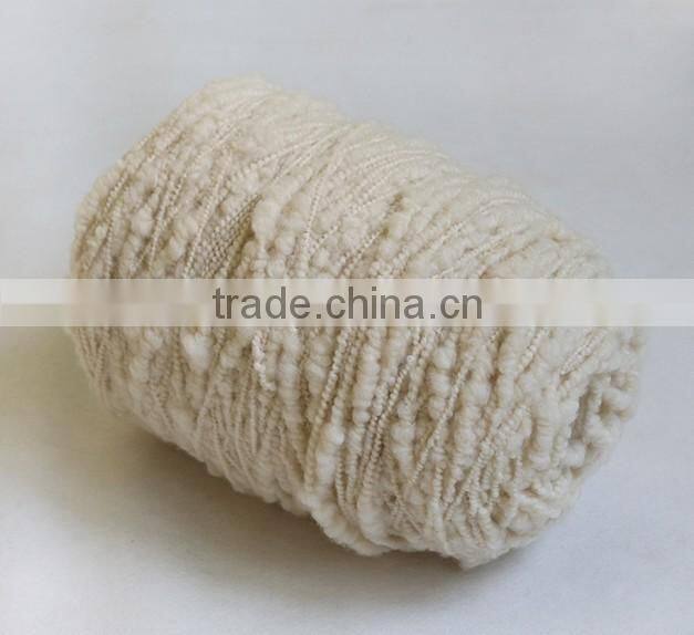 80%Wool 20%Polyester Loop Yarn Big Belly Yarn For Thread