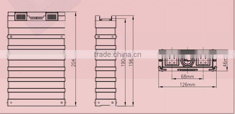 electric motorcycle lithium ion battery GBS-LFP50Ah