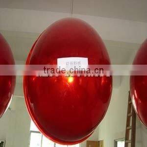 Factory made vacuum forming gold ABS plastic christmas ball
