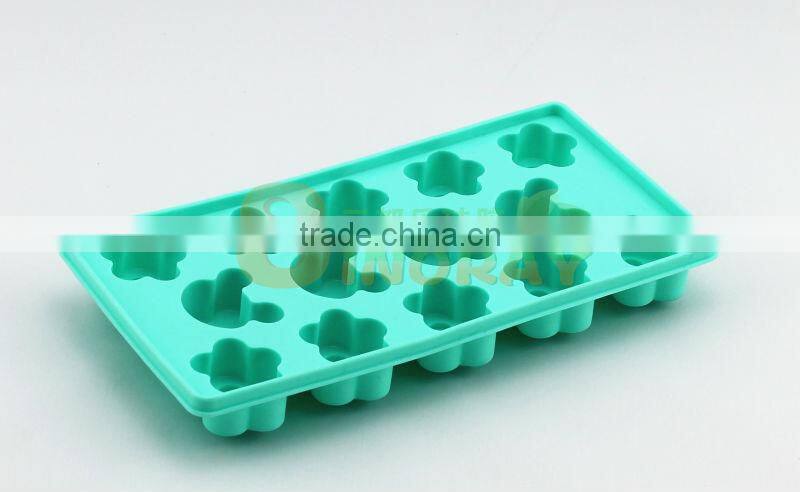 Flower Shaped Silicone Ice Cube Tray
