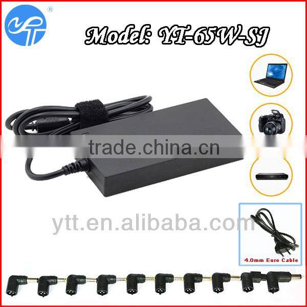 AC 100-240V 50-60Hz 65w Ultra-slim Adapter for Laptop Charger 12v 5A