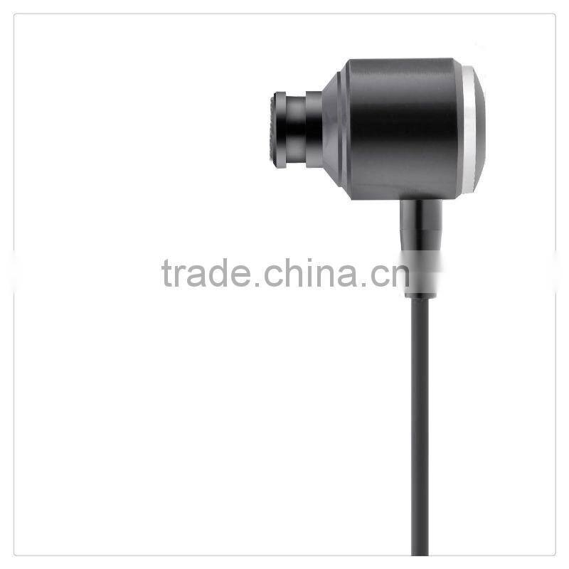 Best selling best quality metal headphone in-ear earphone with flat cable
