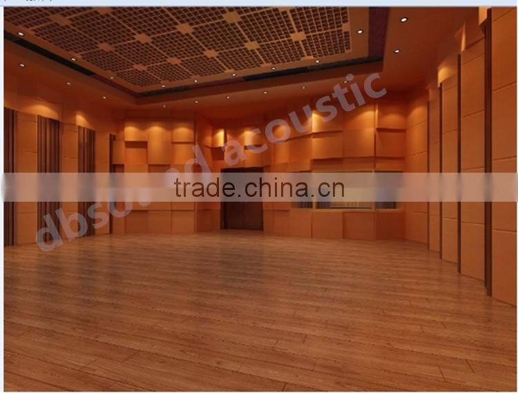 Zero formaldehyde wpc diffuser plate for home theater decoration