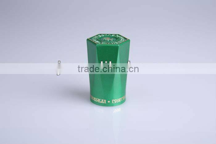 Fashion design Filp top plastic bottle cap for vodka wisky brandy