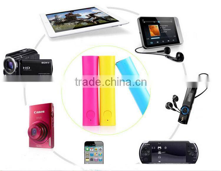 Rubber oil power bank 2000mAh 2200mAh 2600mAh cellphone charger mini portable mobile charger