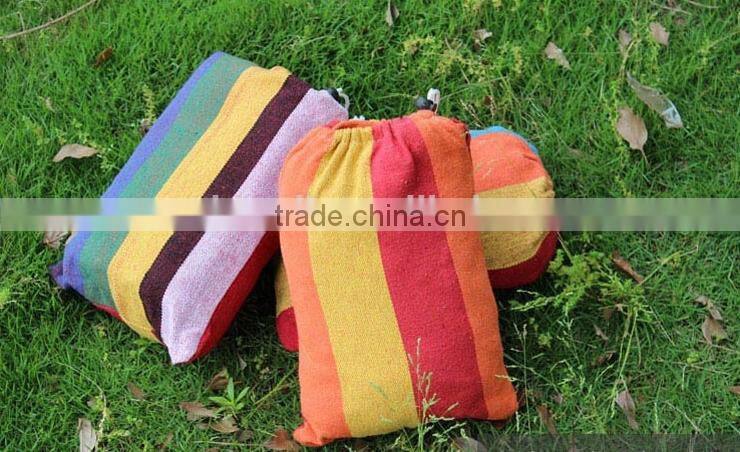 Outdoor camping leisure canvas hammock