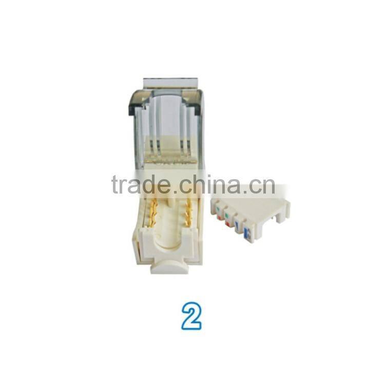 Toolless UTP Cat 6 RJ45 keystone jack