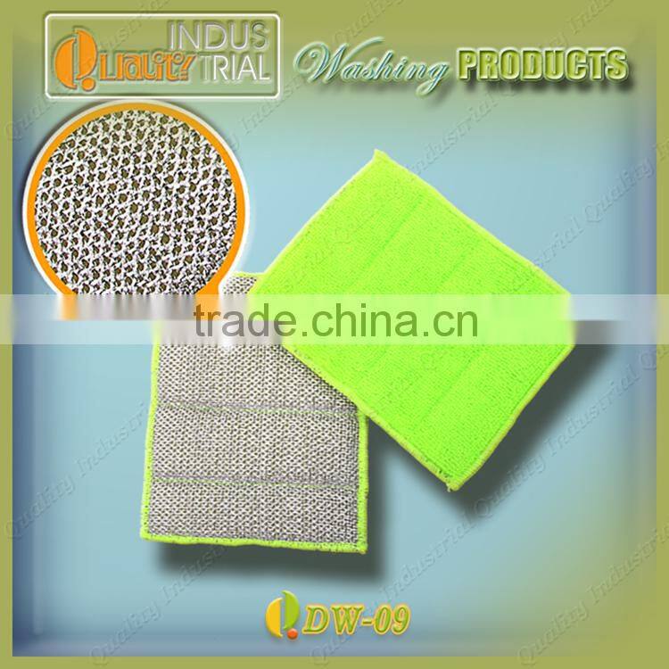 Hot selling super cleaning tools high quality sponge with scouring cloth for sale