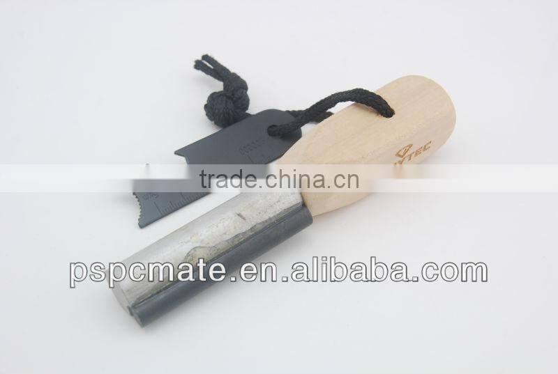 Flintstones Flint Fire Starter Lighter Kit with wooden handle