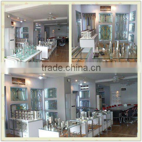 double roller sliding door glass connection fittings