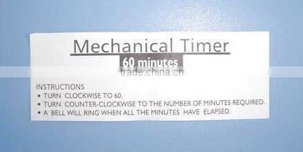 Wood Made Egg Shaped Mechanical Timer