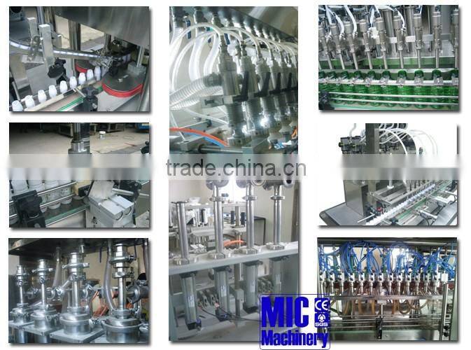 Micmachinery full automatic edible oil filler liquid bottle filler bleach filling machine with CE certification