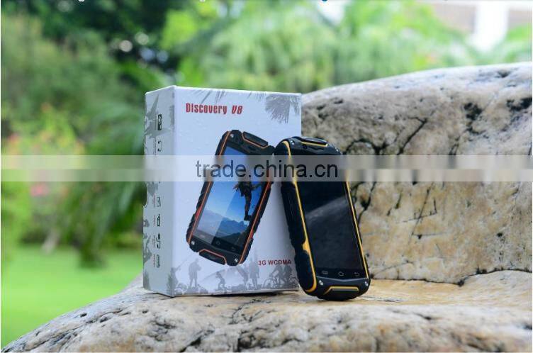 DISCOVERY V8 Military Grade Rugged Smartphone mobile phone support shockproof and dustproof and waterproof