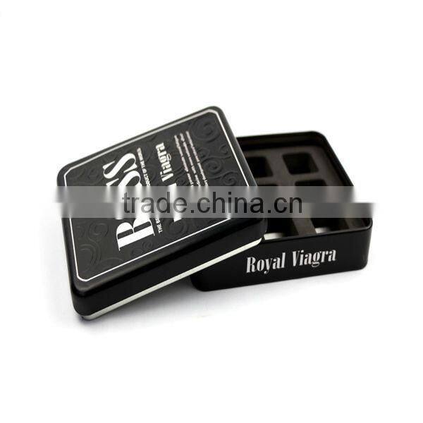 eco-friendly rectangular cigarette tin box