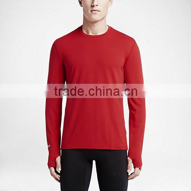 Sports fitness High Quality Men Training Workout shirts/Jogging shirt