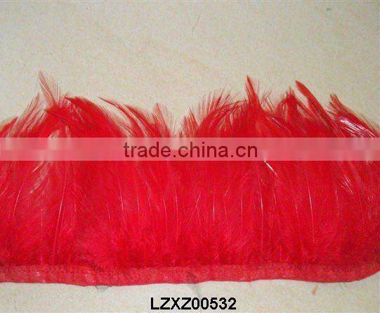 Black Rooster feather fringe trims LZAY1271027