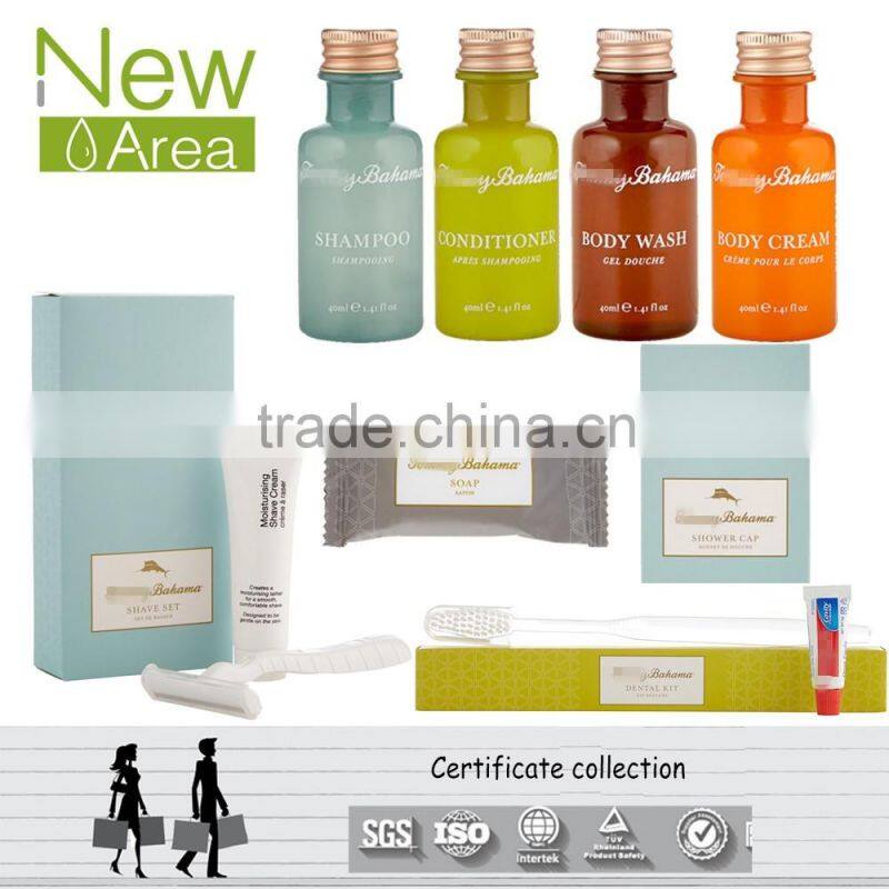 popular sold hotel shaving kit stainless steel razor mini shaving cream