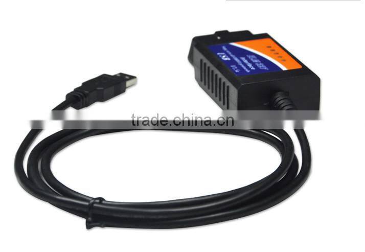 2015 New ELM 327 USB ELM327 OBD2 / OBDII V1.5 Auto Diagnostic Interface Scanner Code Reader FAST SHIPPING