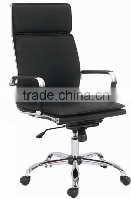Steel Frame Chair/High back square soft padding Chair /Office Chair with Ergonomic Design