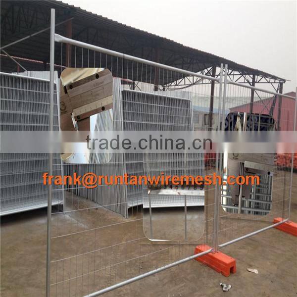 factory 2014 steel hot dipped galvanized welded temporary construction fence