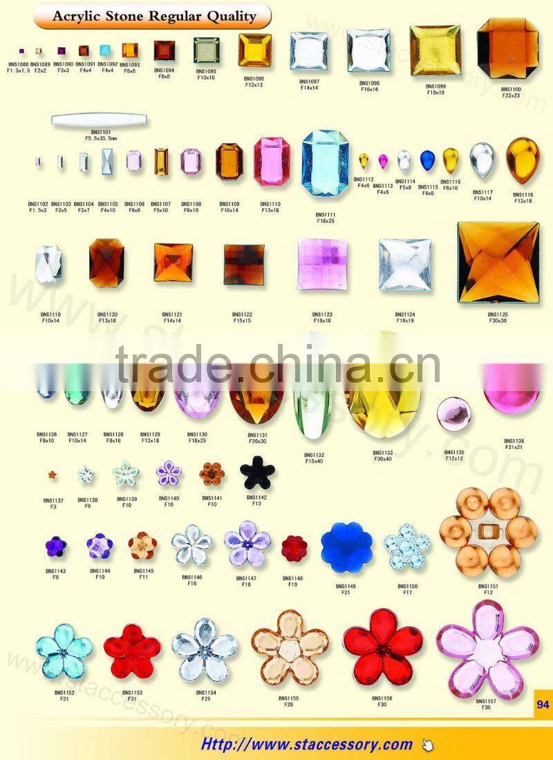 wholesales shapr point stone, wedding gemstone, acrylic stone