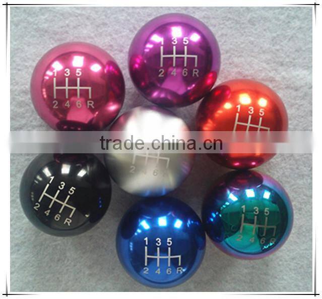 Rainbow colors thread shift knobs