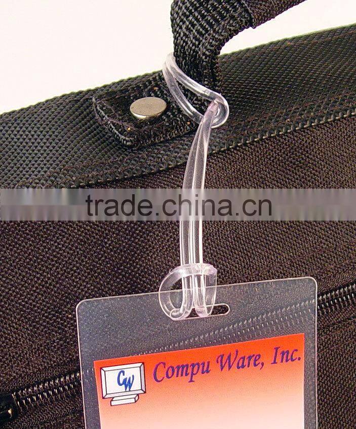 hard plastic logo luggage travel tags (M-PT359)